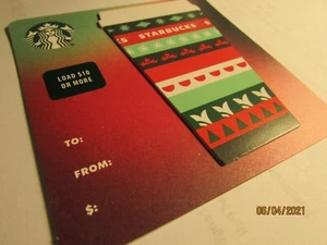 Starbucks Christmas 2020 - Taza de café - Tarjeta de regalo nueva - sin valor en efectivo - Imagen 1 de 3