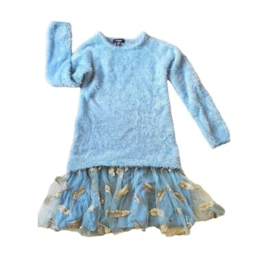 IMOGA Girls Dress with Sheer Trim Tutu, Soft Top Size 6 - Image 1 of 4