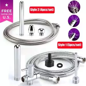 Metal Shower Cleansing Kit Vaginal Anal Enema Colon Douche Enema System Colonic - Picture 1 of 22
