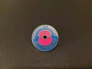 40TH ANNIVERSARY FALKLANDS CONFLICT ENAMEL PIN BADGE IN EXCELLENT CONDITION. - Picture 1 of 1