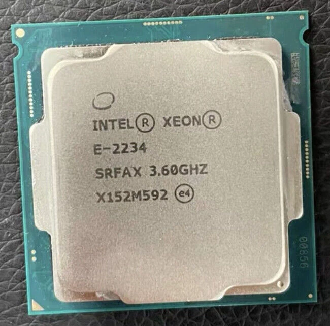 Intel Xeon E-2234 3.60GHz 4-Core 8MB 71W LGA1151 SRFAX CPU Processor - Image 1 of 1