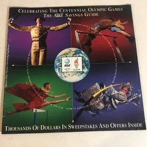 AT&T Vintage Catalog Celebrating The Centennial Olympic Games Saving Guide - Foto 1 di 3