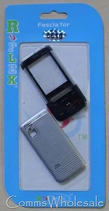 Replacement Silver & Black Fascia & Battery Cover for Nokia 5610 XpressMusic - Zdjęcie 1 z 1