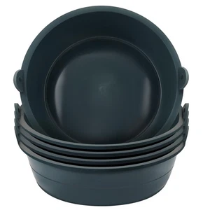 Sadnyy 5 Pcs Feed Pan 3 Quart Utility Horse Feed Bucket Livestock Feeder Tubs... - Picture 1 of 6