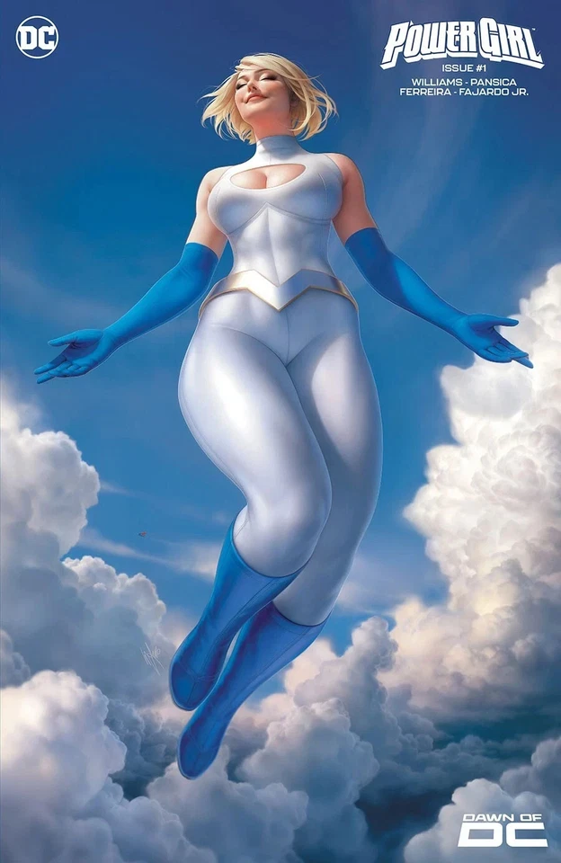 POWER GIRL #1 (2023) WARREN LOUW FOIL VARIANT ~ UNREAD NM - Image 1 of 1