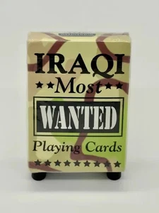Baraja de cartas iraquíes más buscados original sin abrir Hoyle guerra de Irak sellada - Imagen 1 de 3