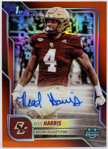 Reed Harris 2025 Bowman Chrome Orange Auto #5/25 Boston College 1st - Bild 1 von 2