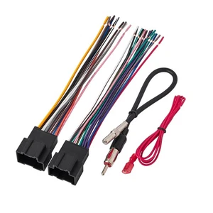 Radio Wiring Harness with Antenna Adapter Fits for Selected Chevrolet/GMC/Bui... - Picture 1 of 8