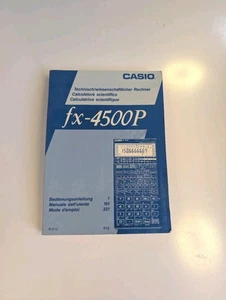 Casio FX-4500P Bedienungsanleitung - Bild 1 von 2
