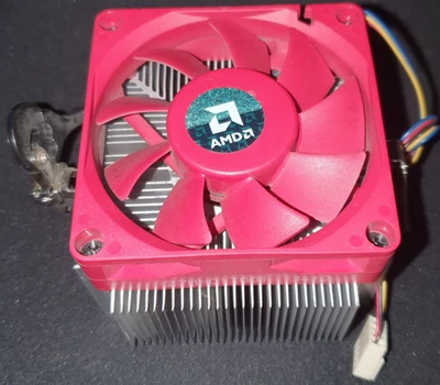 AMD FX Heatsink & Fan Z7MH01T001 AM3 AM3+ AM2 AM2+ FM1 939 940 754 4 pin - Image 1 of 2