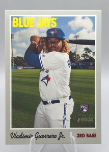 2019 Topps Heritage High Number #504 Vladimir Guerrero Jr. RC Toronto Blue Jays - Picture 1 of 2