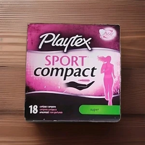  Playtex Sport Compact Tampons UNSCENTED SUPER 18 ct  - Bild 1 von 1