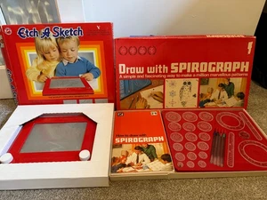 Vintage boxed Etch-A-Sketch and Spirograph sets - Picture 1 of 3
