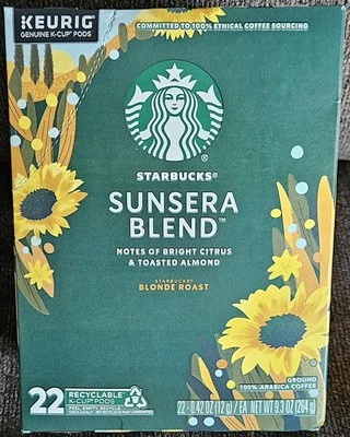 Starbucks Sunsera Mezcla Rubio Asado 22 unidades K - Taza (Exp 03/18/2026) Keurig Foto 1 de 4