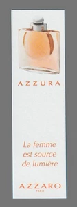 Carte publicitaire - advertising card - Azzura de Loris Azzaro N°2 recto verso - Imagen 1 de 2
