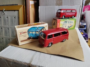 Boxed Model Vintage Kovap Cko VW T2 Transporter Bus In Red - Picture 1 of 8