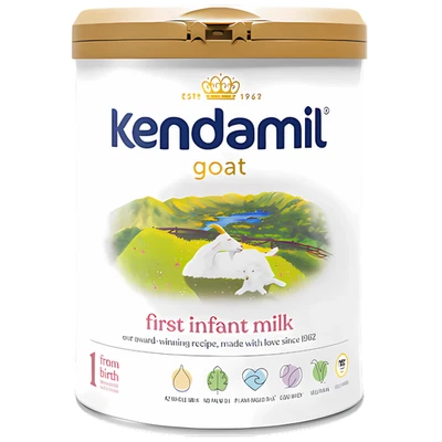 Kendamil Goat First Infant Milk (Stage 1) UK Version,  800g | UK import - Image 1 of 4