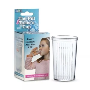 GMS Pill Taker Cup - Makes Swallowing Medium to Large Tablets - Imagen 1 de 5