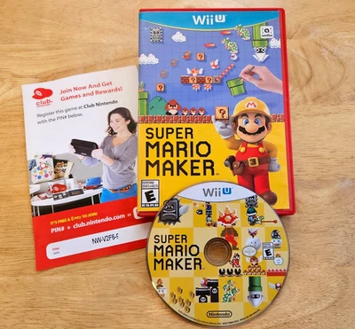 Nintendo Wii U — Super Mario Maker — игра в коробке со вставкой - Изображение 1 из 4
