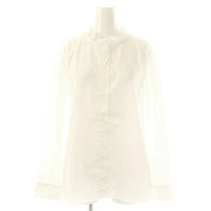 Camicetta Uniqlo Comptoir des Cotonniers bianca cotone elasticizzato con volant XL - Foto 1 di 7