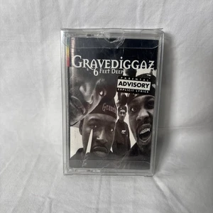 Gravediggaz 6 Feet Deep Cassette Tape 1994 Island Records RZA Hip Hop - Foto 1 di 4