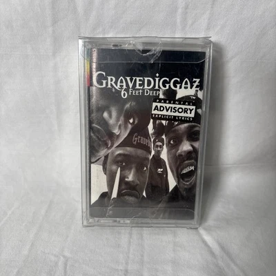 Gravediggaz 6 Feet Deep Cassette Tape 1994 Island Records RZA Hip Hop - Image 1 of 4