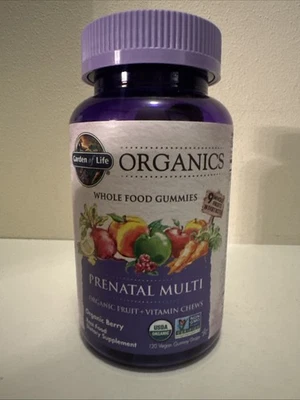 Multivitamínico prenatal Garden Of Life Organics D3 B6 120 gomitas mejor para 9/2025 Foto 1 de 4