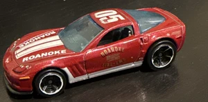 Hot Wheels Corvette Roanoke Fire EMS Red Car 05 1186 MJ T9702 - Imagen 1 de 7
