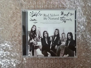 RED VELVET 2ND BE NATURAL Promo Digital Single Sticker Album Autographed Signed - Picture 1 of 11