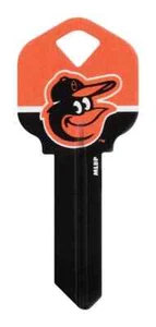 Hillman Baltimore Orioles Painted Key House/Office Universal Key Blank 6 pcs - Picture 1 of 1