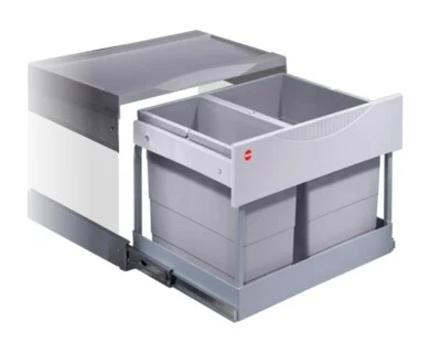 Hailo Abfallsammler TR Swing Einbau Mülleimer Raumspar-Tandem-S-plus 2-fach Müll - Bild 1 von 4