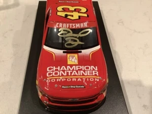 DANIEL DYE AUTOGRAPHED 2024 CHEVY SILVERADO CHAMPION CONTAINER DIECAST & CARD - Picture 1 of 18