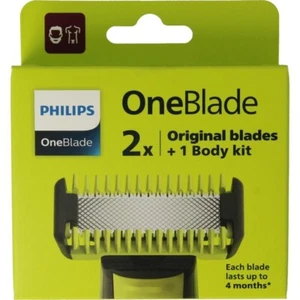 Pack BODY KIT + 2 Lame PHILIPS Original OneBlade QP620/50 Rasoir Corps One Blade - Imagen 1 de 9