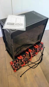 Corsair Carbide 400C Mid Tower PC Case Acrylic Panel with 4 Bonus DS 140mm fans - Picture 1 of 8