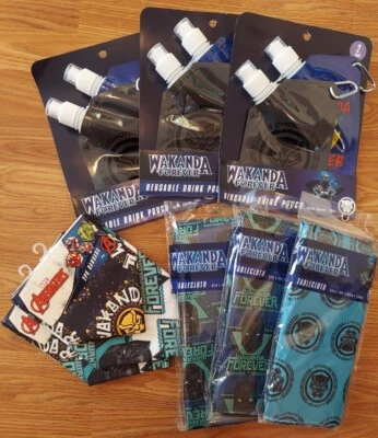 BLACK PANTHER WAKANDA FOREVER Scene Setter BIRTHDAY party favors/tablecloths NEW - Изображение 1 из 4