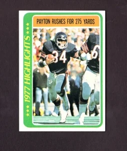 1978 Topps # 3 Walter Payton Highlights EX/MT cond Chicago Bears FREE SHIPPING - Picture 1 of 2