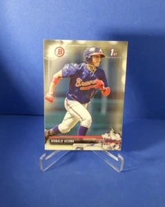 2017 Bowman Prospects #BP127 Ronald Acuna Braves RC Rookie Grade worthy - Picture 1 of 2