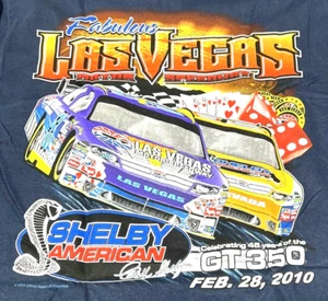 Vintage Nascar Graphic Shirt Shelby American Las Vegas GT 350 (Size XL) - Picture 1 of 4