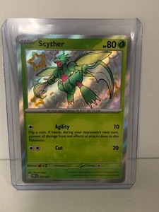 095/091 Scyther | Glänzende seltene Karte | SV-04.5 Paldean Fates: Pokemon TCG - Bild 1 von 1