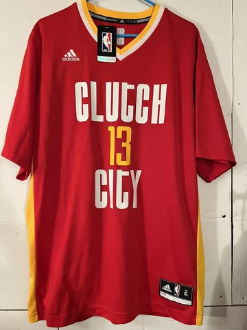 James Harden Houston Rockets Clutch City NBA Jersey Size Mens XL W/Shorts XL NEW Cover
