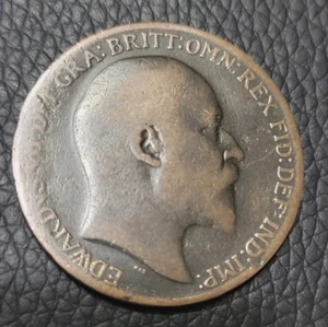 1910  Great Britain One Penny Coin - Picture 1 of 2