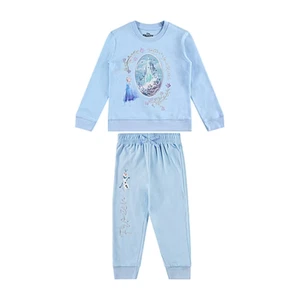 NEW Girls Disney Collection 2-pc. Frozen Sweatshirt & Pant Set, Blue LARGE 9/10 - Picture 1 of 9
