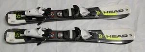 NEW HEAD kids Skis 77cm Supershape + size adjustable bindings SLR 4.5 white/bk - Picture 1 of 5