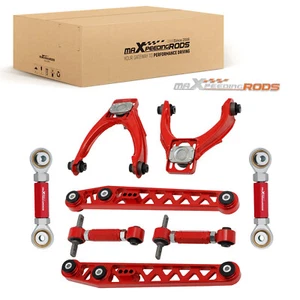 8pcs Front Rear Camber Toe Arms Kit Lower Control arms For 1996-2000 Honda Civic - Picture 1 of 14
