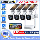 Campark 2.5K Wireless Solar Security Camera Outdoor PIR Audio Camera Security US