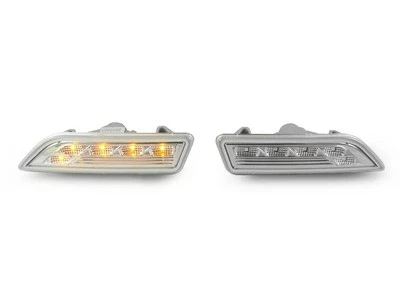 Amber LED Clear Side Marker Lights For 2006-2011 Mercedes Benz W219 CLS Class Foto 1 de 4