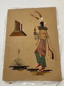 Navajo Sand Painting by Bobby H. Kee Vintage - Picture 1 of 8