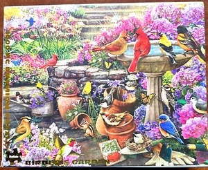 Birder's Garden COMP HTF 1000 pc Puzzle Pretty Birds from Orioles to Woodpeckers - Picture 1 of 9