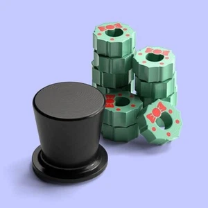 Ghosts of Christmas Wooden Wreaths and Top Hat Upgrade Pack Allplay Expansion - Picture 1 of 1