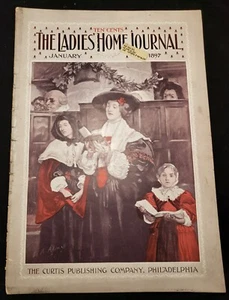 🌼 JAN 1897 LADIES HOME JOURNAL VICTORIAN MAGAZINE MANY MORE FOR SALE - Picture 1 of 2